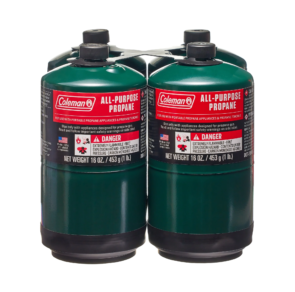 Coleman All Purpose Propane Gas Cylinder 16 oz, 4-Pack