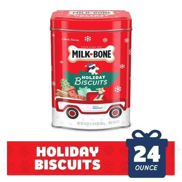 Milk-Bone Holiday Dog Biscuits, 24 oz. Tin - Image 3