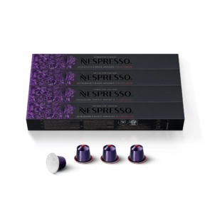 Nespresso Decaf Ispirazione Firenze Arpeggio, Dark Roast OriginalLine Coffee Pods, 40 Ct (4 Boxes of 10)