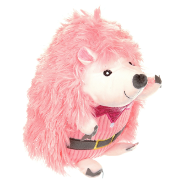 Vibrant Life Holiday Dog Toy Plush Hedgehog 10in Pink(2)