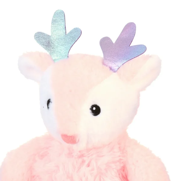 Vibrant Life Holiday Pink Reindeer Plush Dog Toy - Image 2