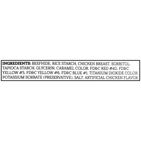 Vibrant Life Stocking with Assorted Rawhide Chews, Holiday Treats for Dogs, Dry, 18.17 oz, 15 Count - Image 2