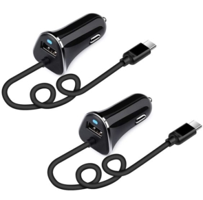 3.4A USB C Car Charger Fast Charging Adapter for Samsung Galaxy S21 S21+