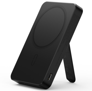 HaloLock™ 5,000 mAh Mini Kickstand Wireless Power Bank