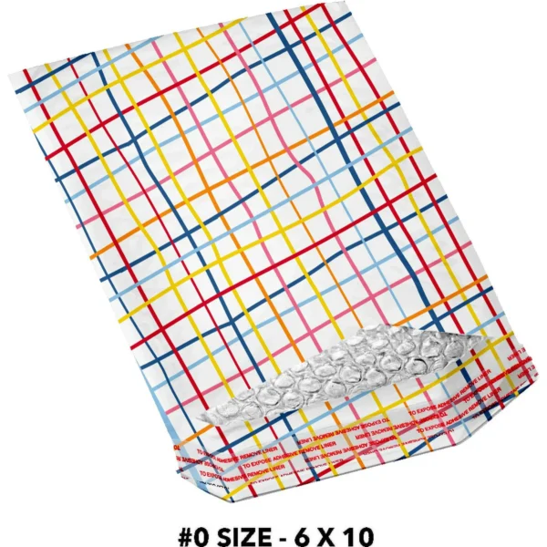Packed Party Poly Mailer Grid - #0 2Pk - Image 3