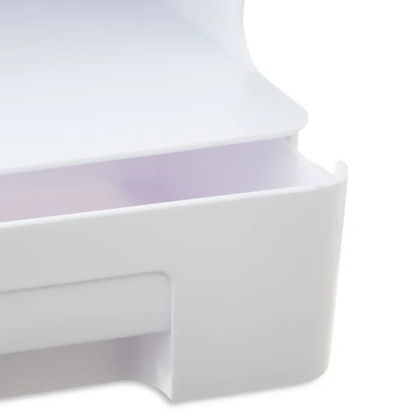 Pen Gear White Tall Organizer Plastic Desktop Organizer - Image 2