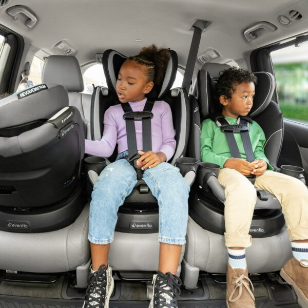 Revolve360 Slim 2-in-1 Rotational Car Seat with Quick Clean Cover (Salem Black) - Image 3