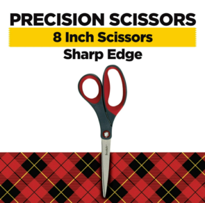 Scotch Precision Stainless Steel Crafting Scissors, 8in.(2)